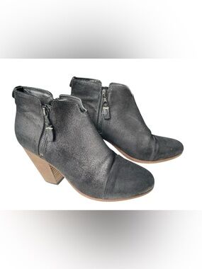 rag & bone Margot Waxed Suede Ankle Boots
